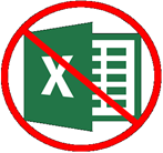 Say no to Excel