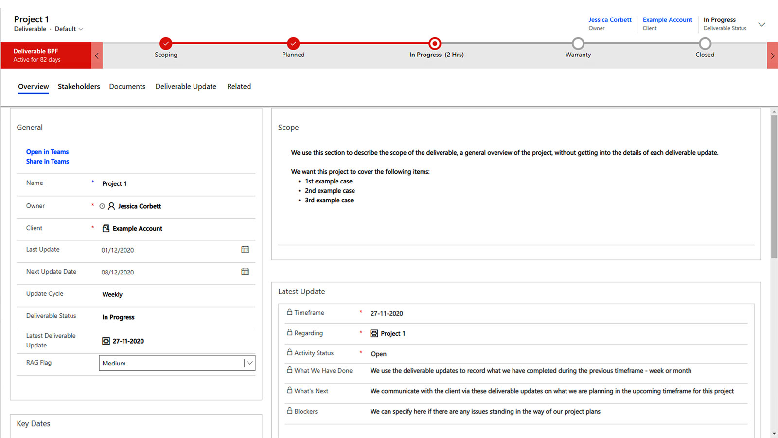 Dynamics 365 Consultancy Screenshot | CRMCS Microsoft Consultants