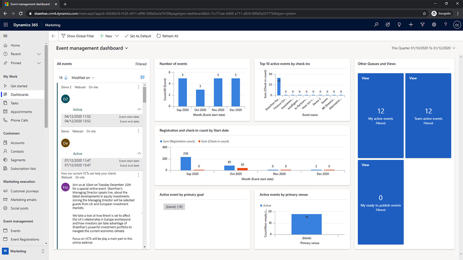 Dynamics 365 screenshot | CRMCS Microsoft Consultants